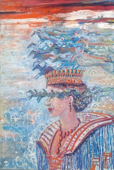 “The Gallop of Time” Painting